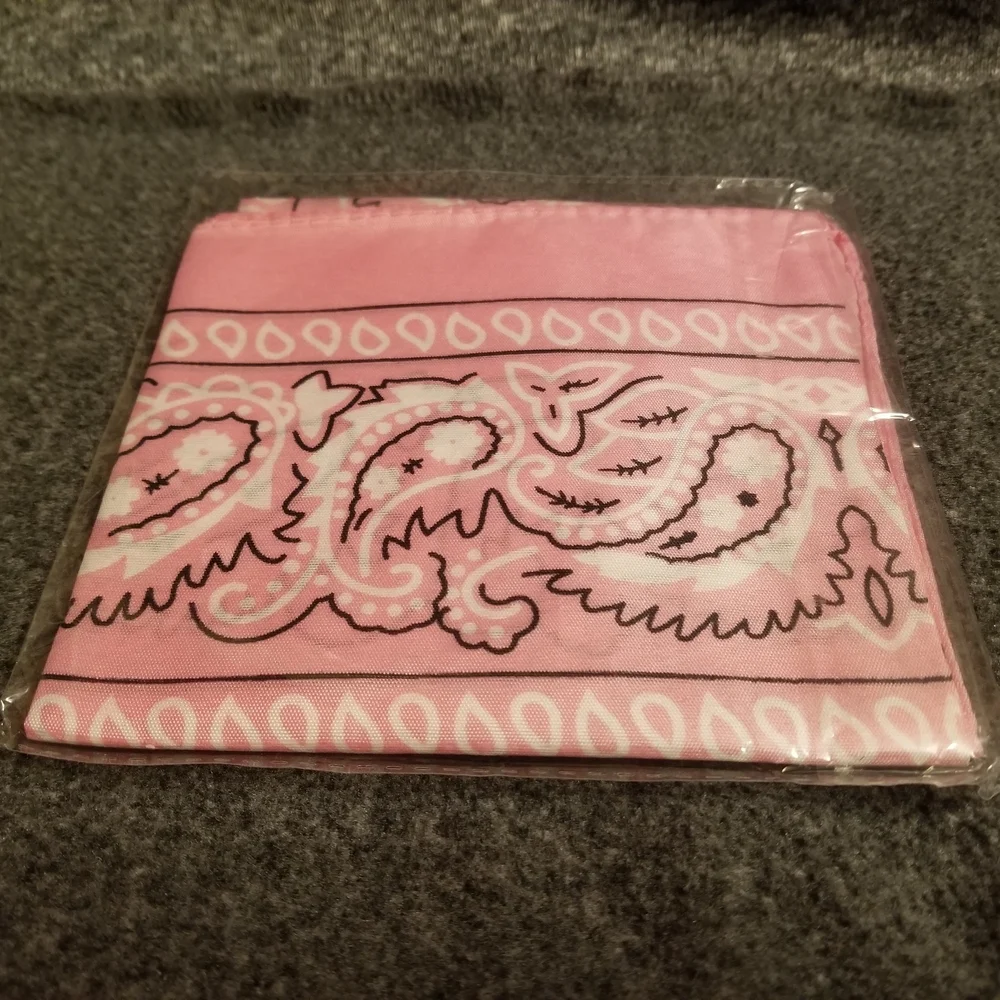 Pink Paisley Face Mask